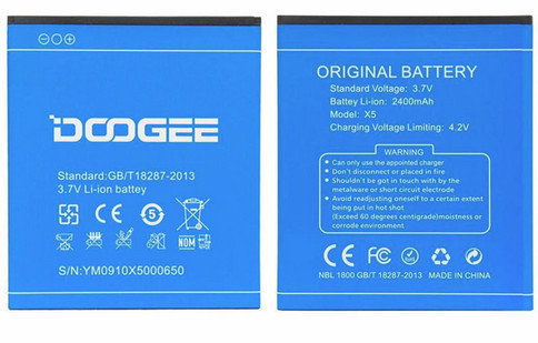 Аккумулятор к Doogee X5 2400mAh