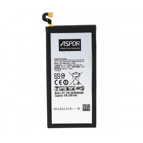 Аккумулятор Aspor EB-BG920ABE 2550mAh к Samsung G920F Galaxy S6