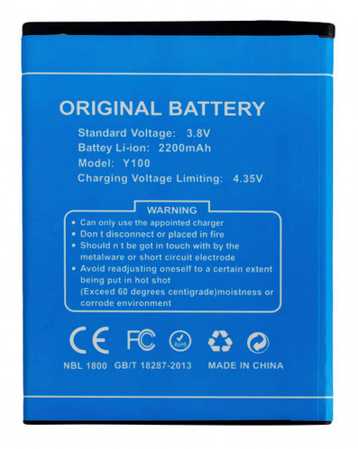Аккумулятор Doogee Valencia 2 Y100/Y100 Pro 2200mAh