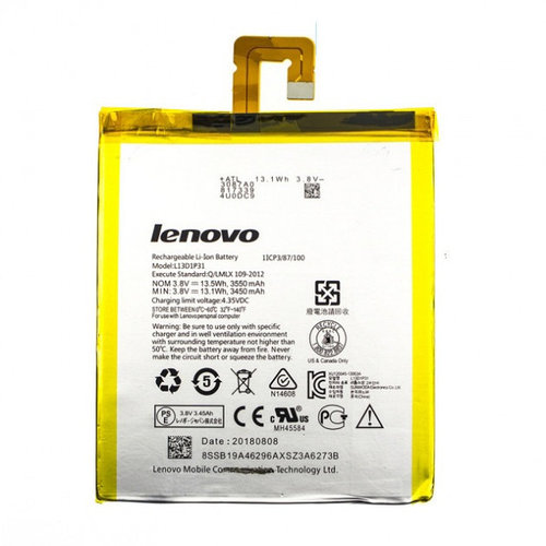 Аккумулятор Lenovo L13D1P31 3450mAh к Lenovo A3500, S5000