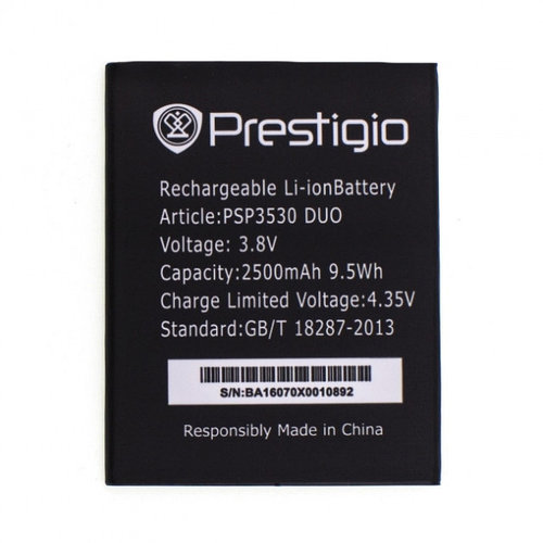 Аккумулятор к телефону Prestigio PSP3530 Duo 2500mAh