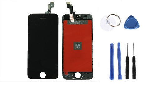 Дисплейный модуль (дисплей + сенсор) iPhone 5s/ SE (черный) + набор для замены модуля .