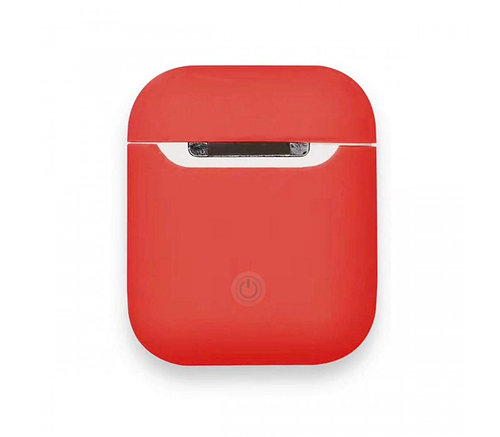 Чехол для AirPods silicone case Slim Red