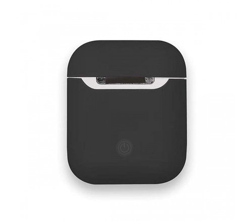 Чехол для AirPods silicone case Slim Black