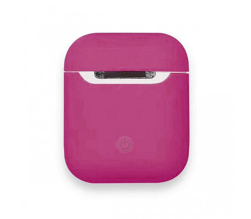 Чехол для AirPods silicone case Slim Rose red