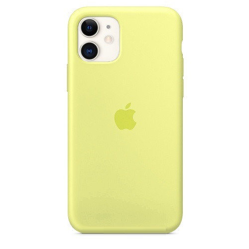Чехол накладка xCase для iPhone 11 Silicone Case Full Mellow yellow