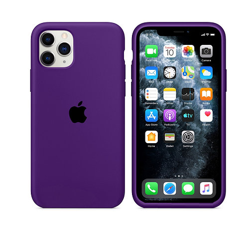 Чехол накладка xCase для iPhone 11 Pro Max Silicone Case purple