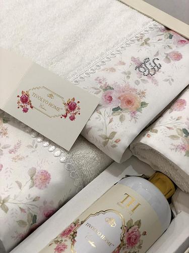 Набор полотенец Tivolyo Home Cherish Kirik Beyaz белый