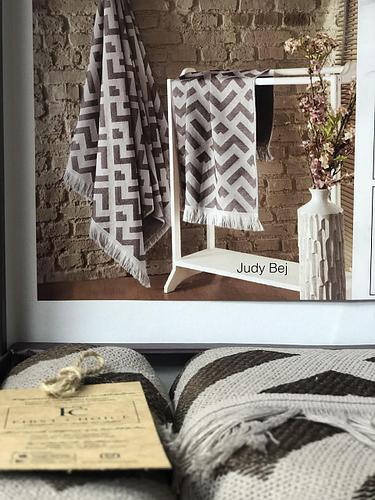 Набор полотенец First Choice Luxury Jacquard Judy Bej 90*170 см,50*90 см бежевый