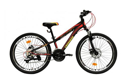Алюминиевый подростковый горный велосипед 24" Crossride Blast ECO