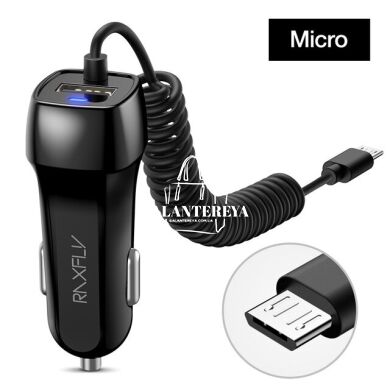 Автомобильное зарядное устройство RAXFLY RAX129755 microUSB