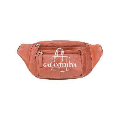 Мужская кожаная сумка на пояс Visconti 720 Bumbag (Brown)