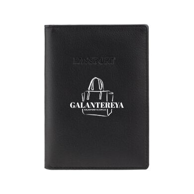 Кожаная обложка для паспорта Visconti 2201 (black)
