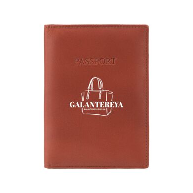 Кожаная обложка для паспорта Visconti 2201 (brown)