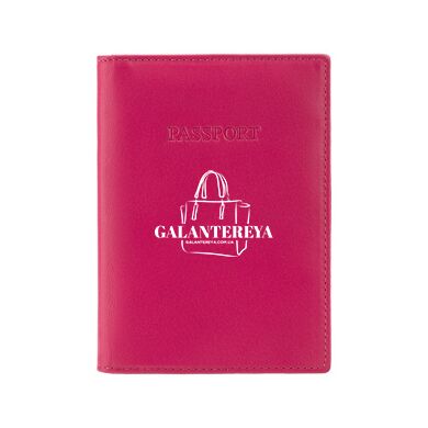 Кожаная обложка для паспорта Visconti 2201 (fuchsia)