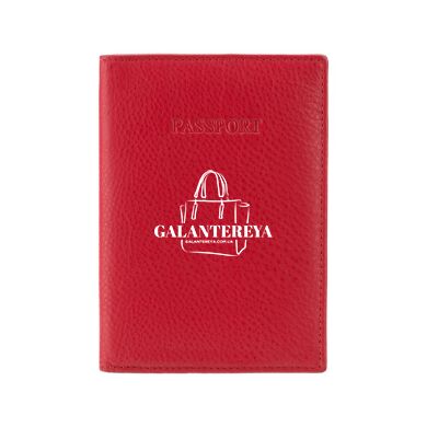 Кожаная обложка для паспорта Visconti 2201 (red)
