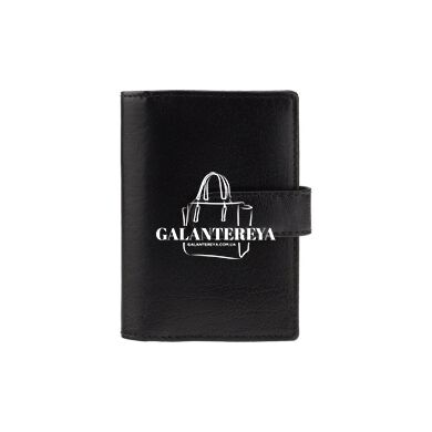Кожаная визитница Visconti 484 - Gio (black)