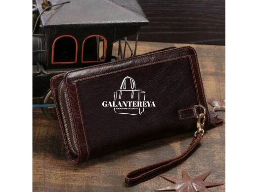 Мужской кожаный клатч TIDING BAG 8023C