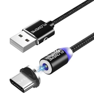 Магнитный кабель для зарядки FLOVEME LED Magnetic FL93674 Type-C black