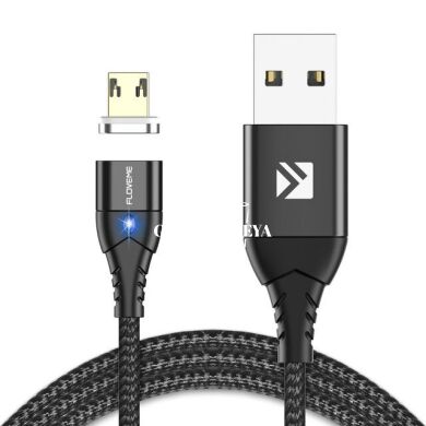 Магнитный кабель FLOVEME 3А быстрая зарядка, передача данных FL160447 microUSB