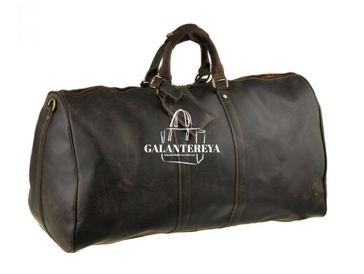 Мужская кожаная дорожная сумка Bexhill G3264B коричневый