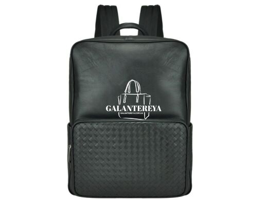 Мужской кожаный рюкзак Tiding Bag B3-8605A черный