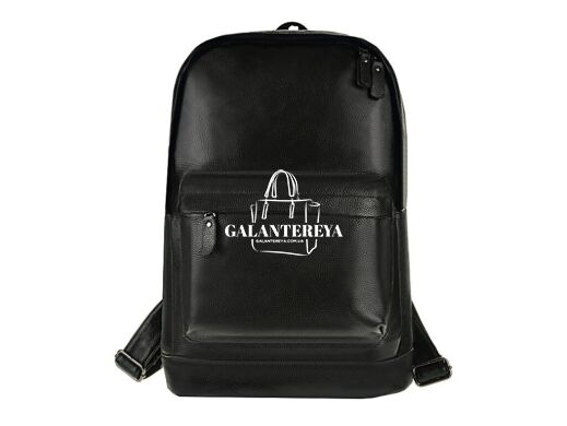 Мужской кожаный рюкзак Tiding Bag M8613A черный