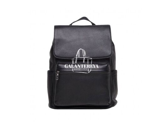 Мужской кожаный рюкзак Tiding Bag NB52-0802A черный