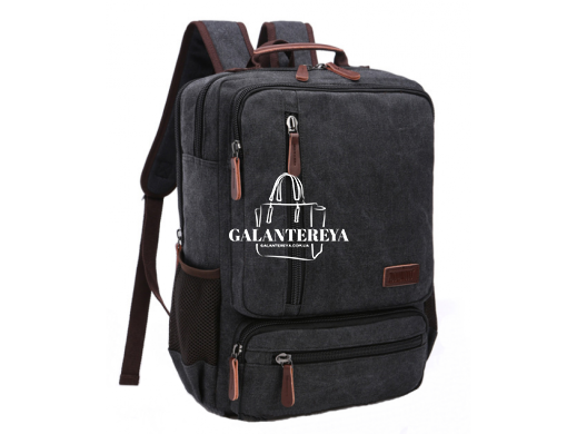 Мужской рюкзак из канваса Tiding Bag 8814A черный