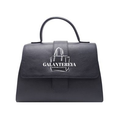 Женская кожаная сумка Italian fabric bags 2304 black
