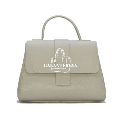 Женская кожаная сумка Italian fabric bags 2304 gray