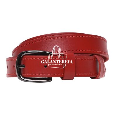 Женский кожаный ремень Borsa Leather br100vgenw23 красный