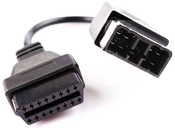 Переходник OBD 2 - Subaru 9 pin. Кабель для компьютерной диагностики автомобилей Субару