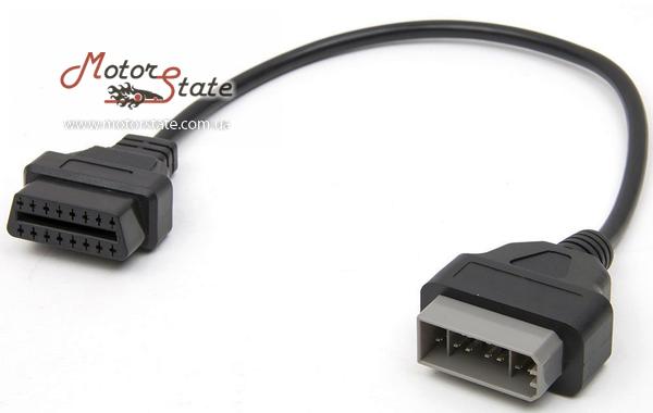 Переходник OBD II - Nissan 14 pin. Кабель для компьютерной диагностики автомобилей Ниссан до 2002 года