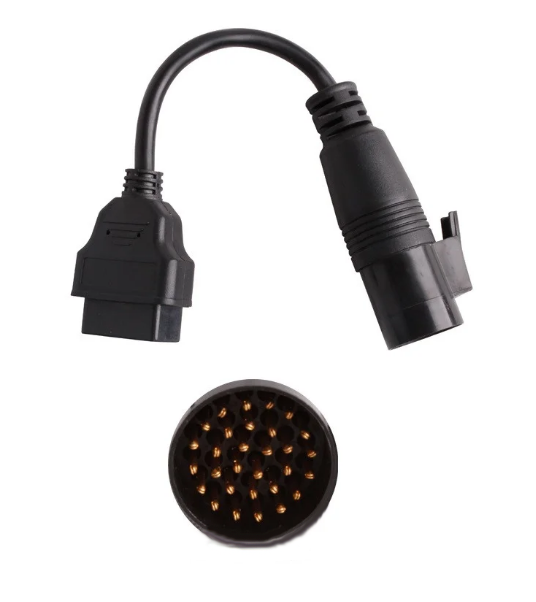 Переходник OBD Iveco 30 pin. Кабель для диагностики грузовых авто Ивеко адаптером Автоком (китайский)