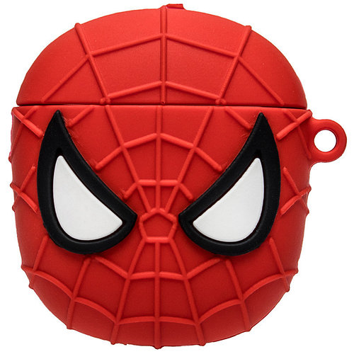 Силиконовый футляр Marvel &amp; DC series для наушников AirPods + карабин