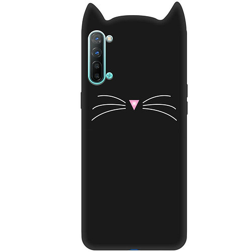 Силиконовая накладка 3D Cat для Oppo Reno 3 5G