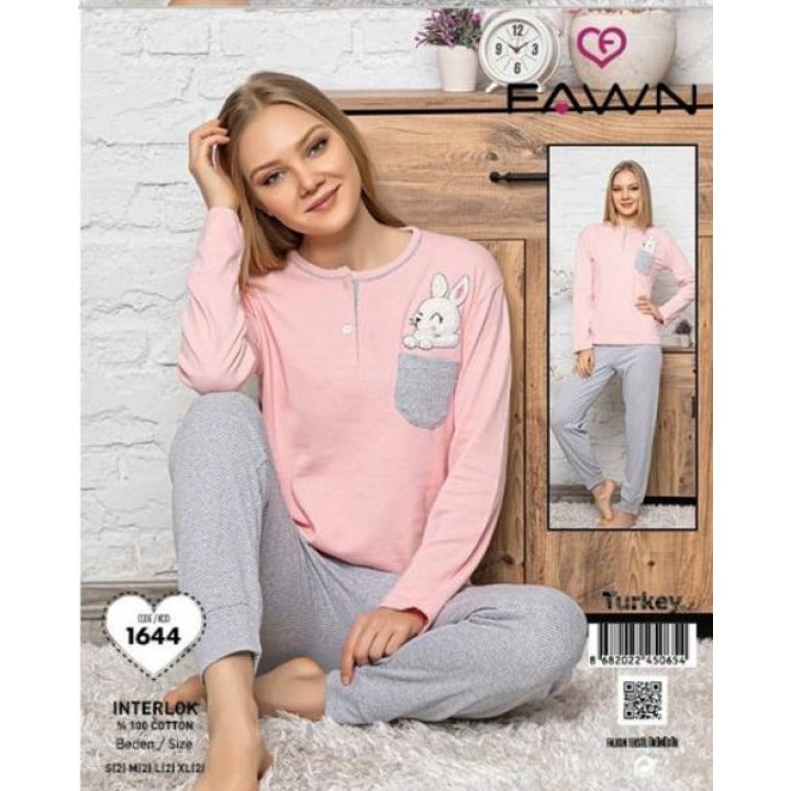 Женские пижамы интерлок тм Fawn, цвета разные