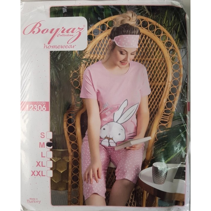 Пижама капри и футболка Турция TM Boyraz art. 12306-2