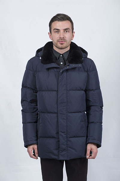 Мужской пуховик Snow Image 51762 (синий)