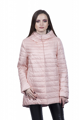 Женская куртка Clasna 51526 (розовый, голубой)