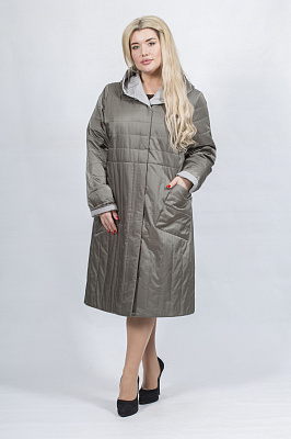 Женское пальто Bella Bicchi 50982 (оливковый)