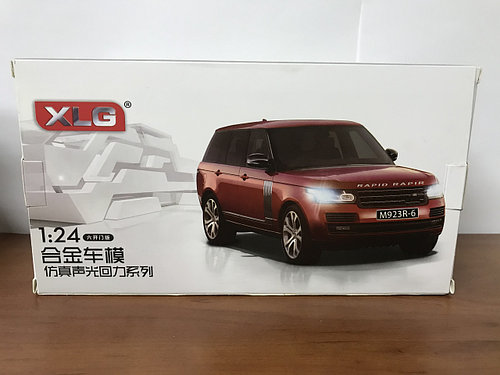 Машинка коллекционная Range Rover, красный 1:24 XLG