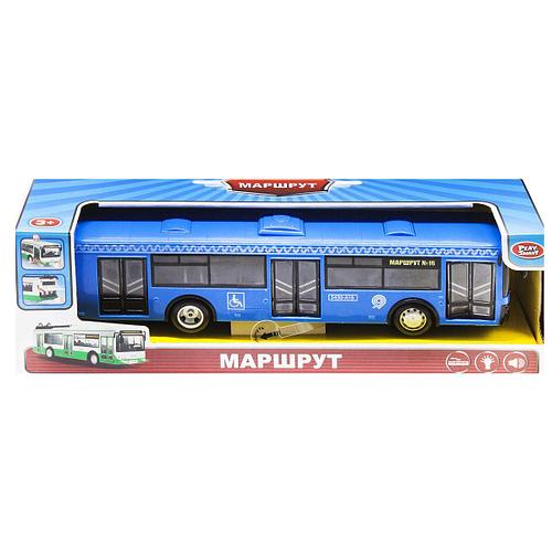 Автобус Маршрут свет звук синий Play Smart