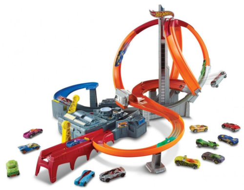 Трек Хот Вилс Головокружительные виражи Hot Wheels Spin Storm Playset