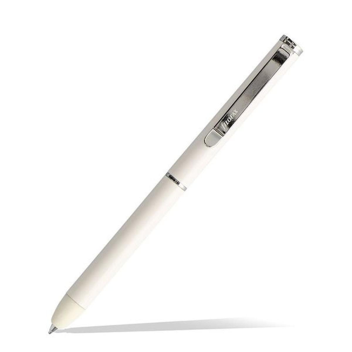Ручка с резинкой Filofax Clipbook Ballpen Classic Monochrome White