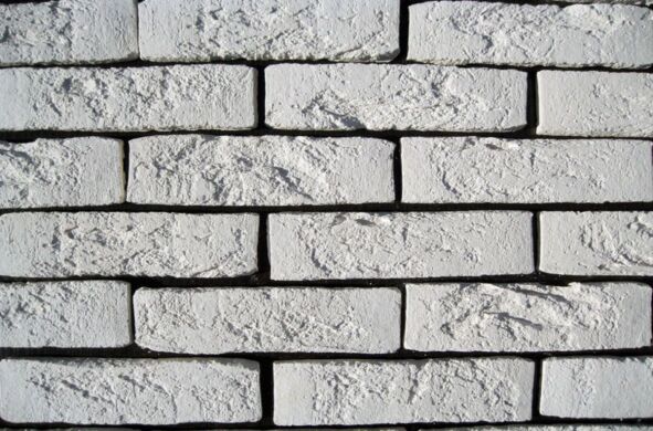 Фасадная плитка Loft Brick Бельгийский 01 Белый 240x71 мм