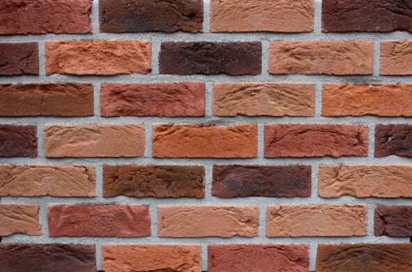 Фасадная плитка Loft Brick Бостон 30 Красно-коричневый 210x65 мм