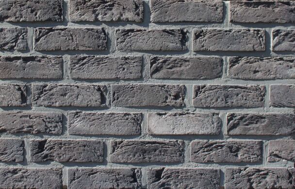 Фасадная плитка Loft Brick Манхеттен 20 Коричневый с белесыми высолами 210x65 мм