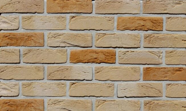 Фасадная плитка Loft Brick Парма Желто-кремовый 210x65 мм